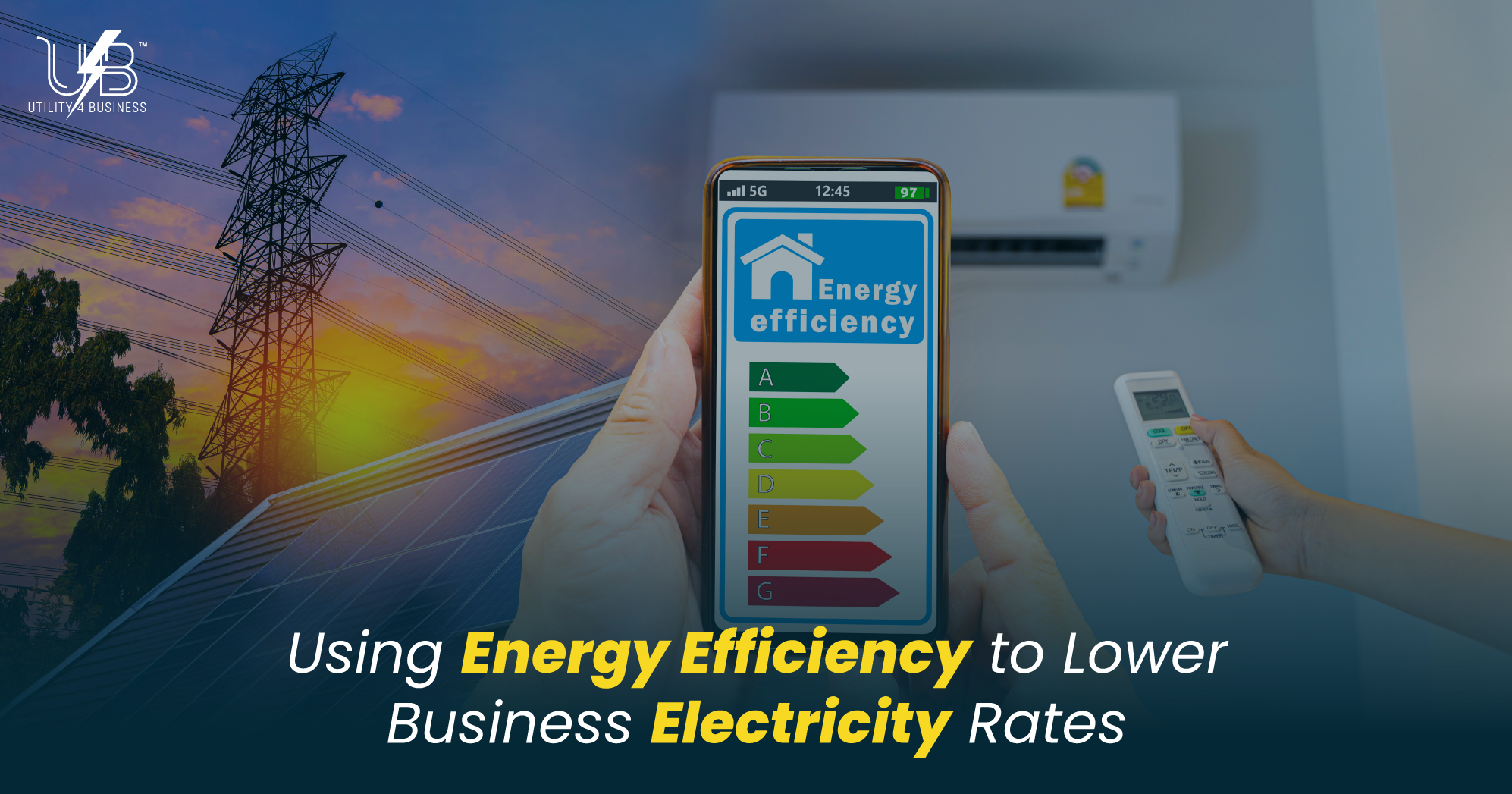 Energy efficiency tips to lower UK business electricity rates using smart tech, solar, and cost-saving strategies.